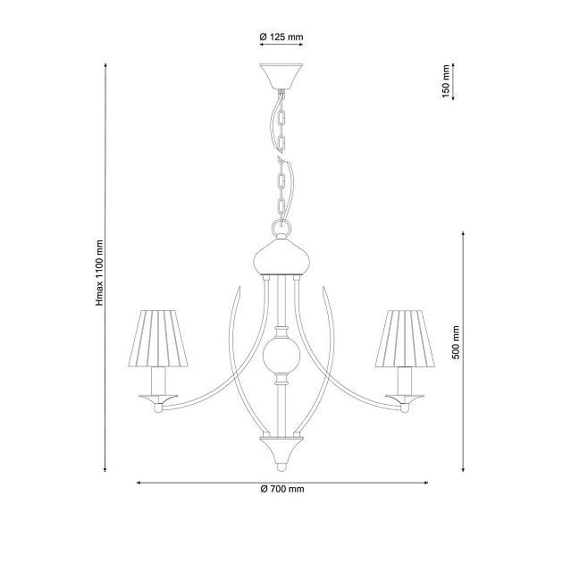 Подвесная люстра Lucia Tucci Milano 115.6 фото 2