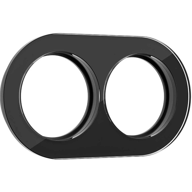 Рамка на 2 поста черная Werkel W0025108 4690389166457 изображение 1 Рамка на 2 поста черная Werkel W0025108 4690389166457 Фото № 1