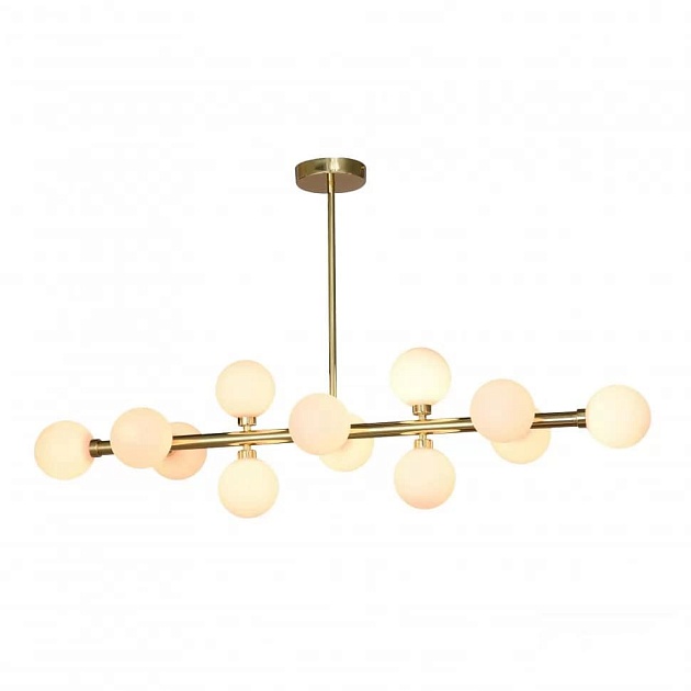 Подвесная люстра iLamp Golden 712P/12 GL-WH изображение 1 Подвесная люстра iLamp Golden 712P/12 GL-WH Фото № 1