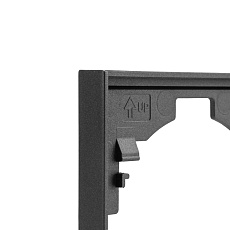 Рамка STRONG 2-постовая графит KRANZ KR-78-0752-6 2