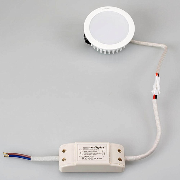 Мебельный светодиодный светильник Arlight LTM-R70WH-Frost 4.5W Warm White 110deg 020771 фото 4