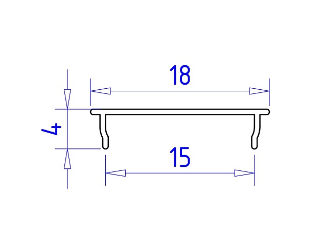 Профиль с рассеивателем Ambrella Illumination GP1600BK Фото № 2