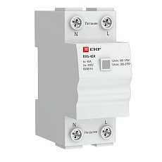 Реле напряжения (сквозное подкл.) RVb-63A EKF Basic rvb-63a