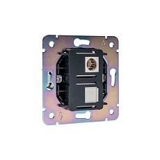 Розетка ROUND компьютерная RJ45 кат6 + TV с/у перламутр KRANZ KR-78-0722-1 2
