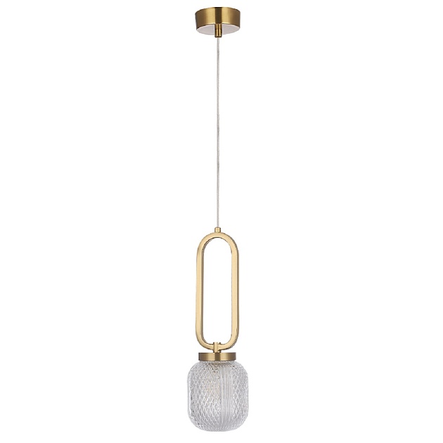 Подвесной светильник Crystal Lux Carolina SP1 V2 BRASS фото 