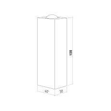 Настенный светодиодный светильник Elektrostandard Petite LED 40110/LED белый a056594 4