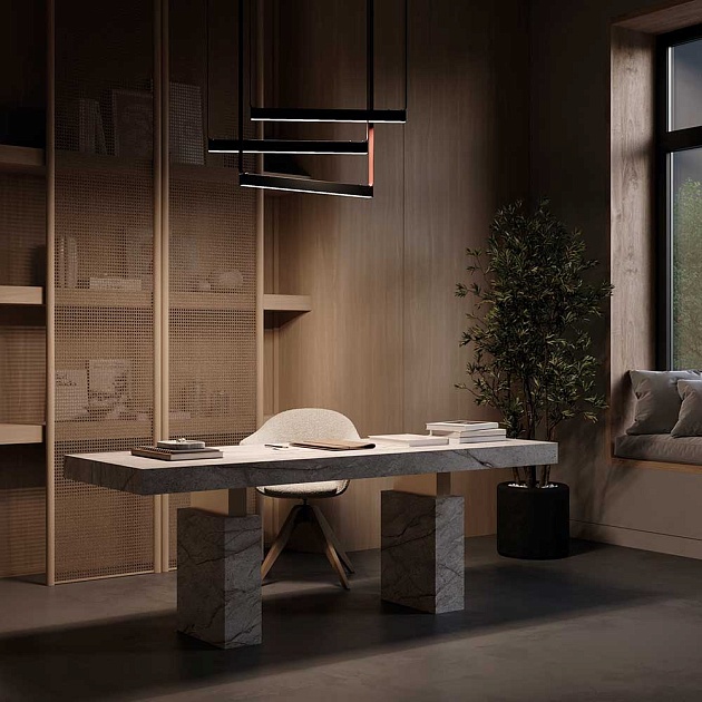 Подвесной светодиодный светильник Maytoni Technical Pendant system Parity Basis TR129B-24W3K-B Фото № 5
