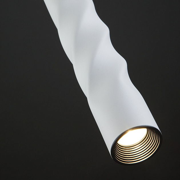 Подвесной светодиодный светильник Eurosvet Scroll 50136/1 LED белый фото 4