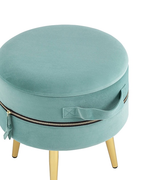 Пуф Stool Group Тильда велюр мятный 19A206VF-MOMO-13 изображение 4 Пуф Stool Group Тильда велюр мятный 19A206VF-MOMO-13 Фото № 4