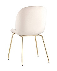 Кухонный стул Stool Group Турин бархат бежевый золотые ножки 8329 VELVET BEIGE 4