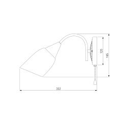 Бра Eurosvet 30149/1 золото 1