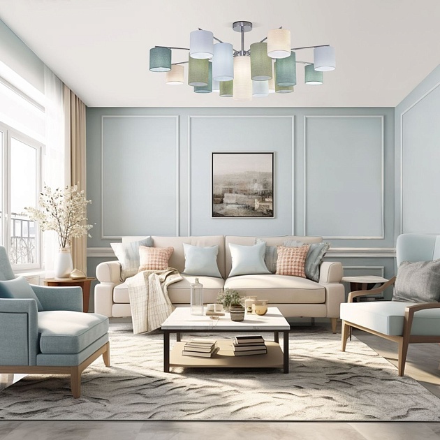 Подвесная люстра Eurosvet Pastel 60152 хром Фото № 6