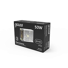 Блок питания Gauss 50W 24V IP20 202002050 3