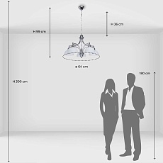 Подвесная люстра MW-Light Фелиция 347017405 5