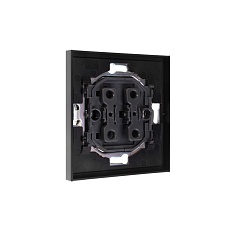 Выключатель STRONG 2 кл 10А с/у антрацит KRANZ KR-78-0706-5 2