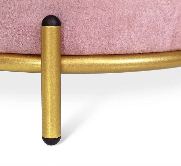 Пуф Sheffilton SHT-B6 пыльная роза/золото 3246784201 изображение 6 Пуф Sheffilton SHT-B6 пыльная роза/золото 3246784201 Фото № 6