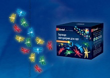 Гирлянда на солнечных батареях 400см разноцветная Uniel Special USL-S-123/PT4000 Dragonflies 05302 1