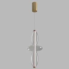 Подвесной светодиодный светильник Crystal Lux Quasar SP14W Led Transparent 4