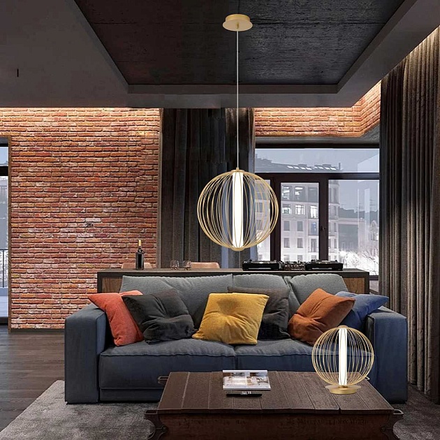 Подвесной светильник Crystal Lux SYNC SP18W LED GOLD изображение 5 Подвесной светильник Crystal Lux SYNC SP18W LED GOLD Фото № 5