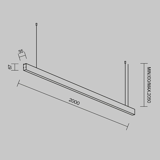 Линейный светильник Maytoni Technical LL312040 Фото № 8