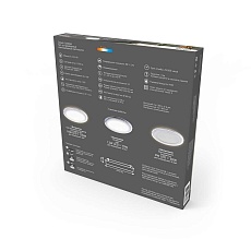 Встраиваемый светодиодный светильник Gauss Backlight Bubbles с подсветкой BL318 4