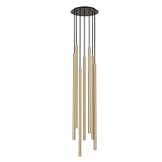 Потолочная люстра Nowodvorski Laser 1000 Brass/Black 7668