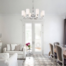 Подвесная люстра Eurosvet Catania 60120/8 хром Smart 1