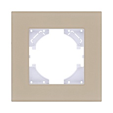 Рамка 1-постовая, стекло золотой Kollinger Reflex MG RM1GD