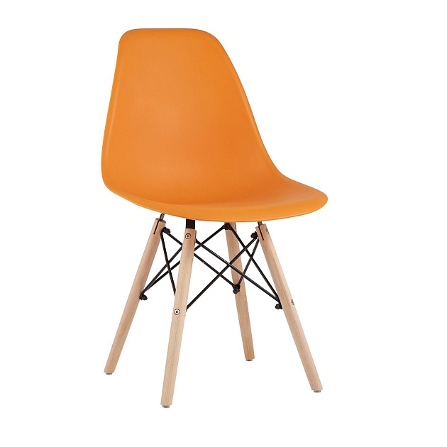 Комплект стульев Stool Group Style DSW оранжевый x4 УТ000003482 фото 