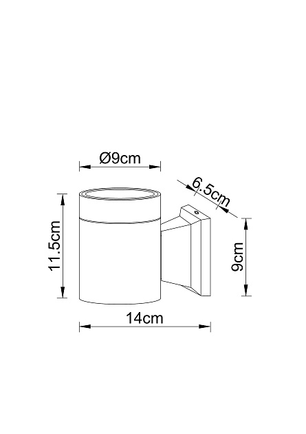 Уличный настенный светильник Arte Lamp Piautos A1926AL-1BK изображение 2 Уличный настенный светильник Arte Lamp Piautos A1926AL-1BK Фото № 2
