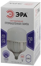 Лампа светодиодная сверхмощная ЭРА E27/E40 150W 6500K матовая LED POWER T160-150W-6500-E27/E40 Б0049106 5