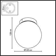 Потолочный светильник Odeon Light NATURE 7124/1C 2
