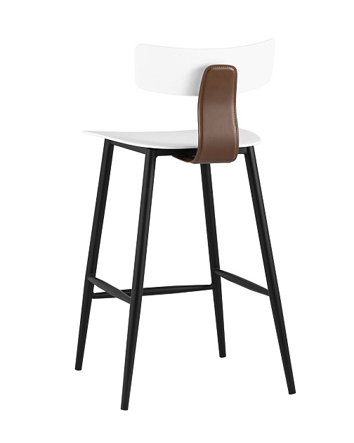 Полубарный стул Stool Group ANT пластиковый белый 8333A white изображение 5 Полубарный стул Stool Group ANT пластиковый белый 8333A white Фото № 5