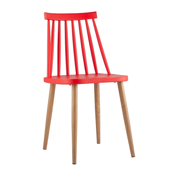 Кухонный стул Stool Group Морган пластиковый красный Y820 red Фото № 1