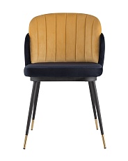 Кухонный стул Stool Group Пенелопа вельвет синий+желтый FDC8054 FUT-78 + FUT-61 2