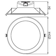 Встраиваемый светильник Deko-Light Acrux 195 565366 1