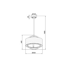 Подвесная люстра Vele Luce Effe VL4135L05 3
