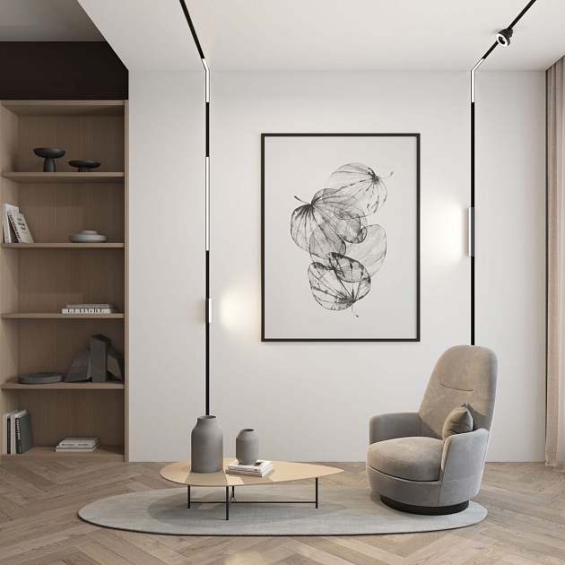 Трековый светодиодный светильник Denkirs Smart Linear DK8004-BK Фото № 4