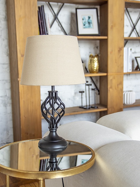 Настольная лампа Lucia Ковка черная 432 4606400510758 Фото № 2