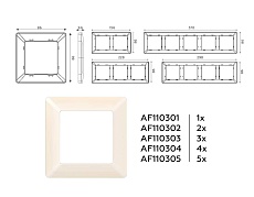 Рамка AMBRELLA VOLT AF110305 2