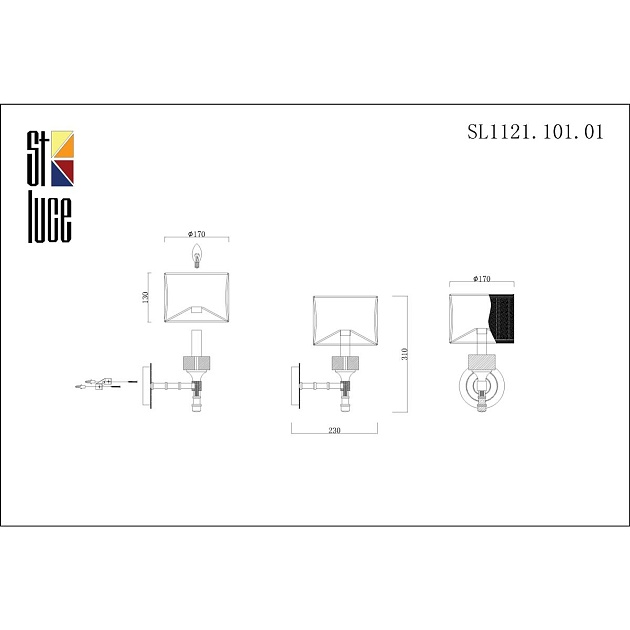 Бра ST Luce Oleo SL1121.101.01 изображение 2 Бра ST Luce Oleo SL1121.101.01 Фото № 2