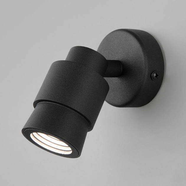 Светодиодный спот Eurosvet Plat 20125/1 черный изображение 1 Светодиодный спот Eurosvet Plat 20125/1 черный Фото № 1