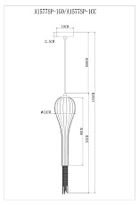 Подвесной светильник Arte Lamp Waterfall A1577SP-1GO 2