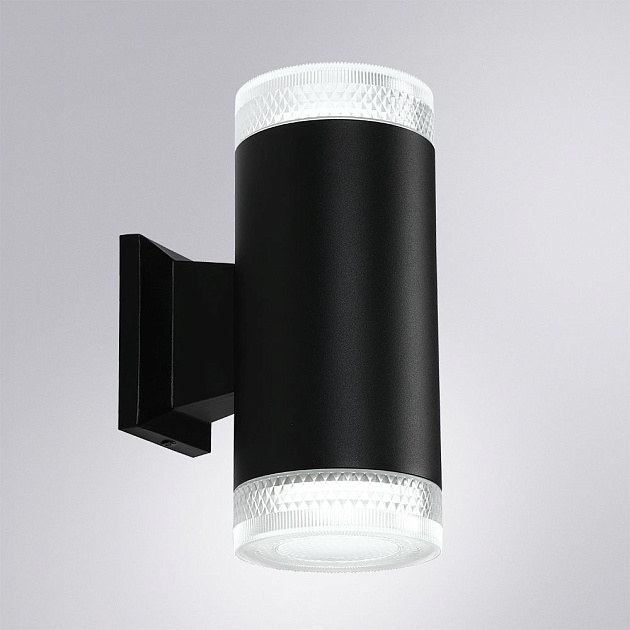 Уличный настенный светильник Arte Lamp Piautos A1926AL-2BK изображение 3 Уличный настенный светильник Arte Lamp Piautos A1926AL-2BK Фото № 3
