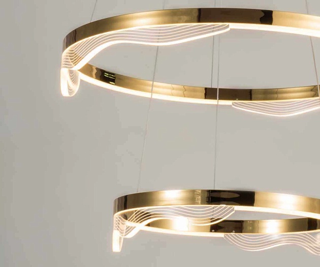 Подвесной светодиодный светильник Kink Light Кастела 08263-60+40,36 Фото № 2