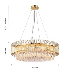 Подвесная люстра Favourite Subito 4779-10P 1