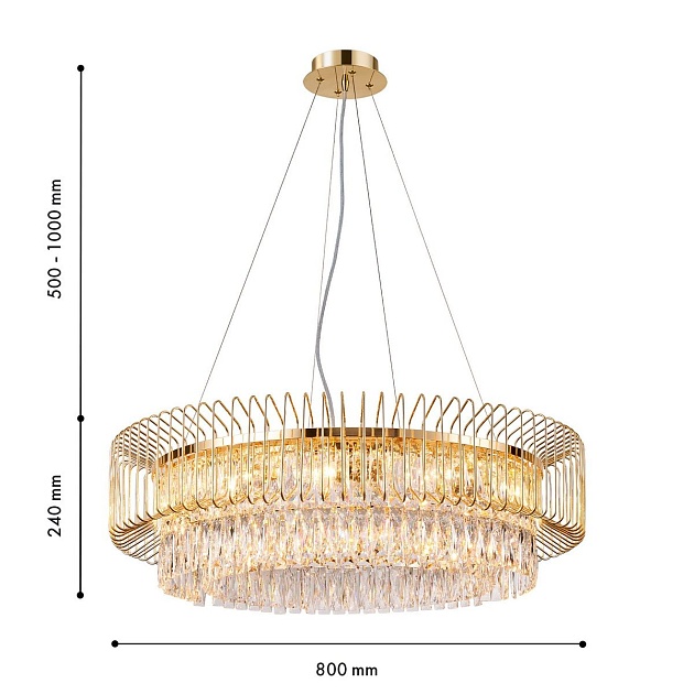 Подвесная люстра Favourite Subito 4779-10P изображение 2 Подвесная люстра Favourite Subito 4779-10P Фото № 2