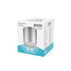 Потолочный светодиодный светильник Gauss Overhead HD019 4