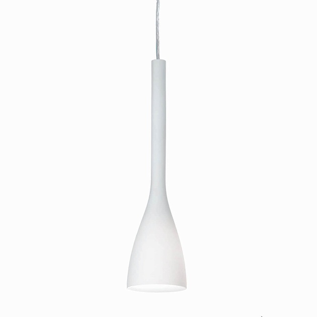 Подвесной светильник Ideal Lux Flut SP1 Small Bianco 035697 изображение 1 Подвесной светильник Ideal Lux Flut SP1 Small Bianco 035697 Фото № 1