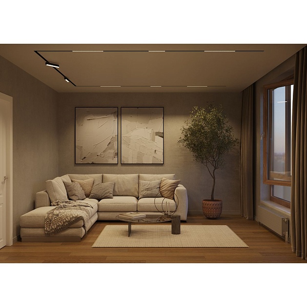 Трековый светодиодный светильник Denkirs Smart Grill DK8001-BK изображение 5 Трековый светодиодный светильник Denkirs Smart Grill DK8001-BK Фото № 5